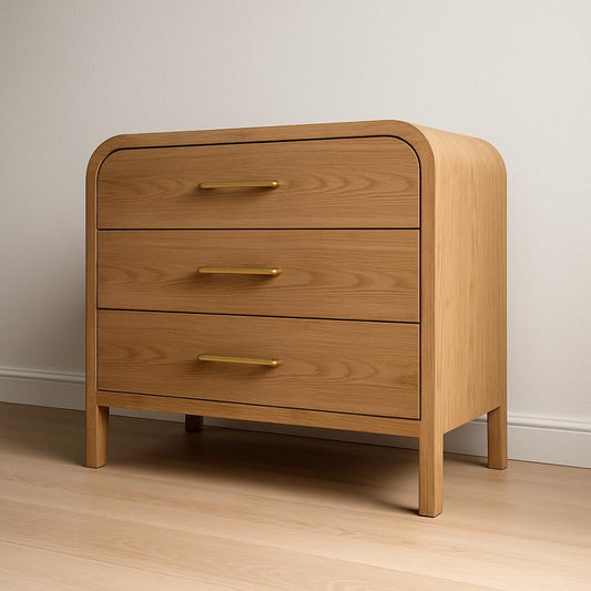 Mesa de noche en madera Isy