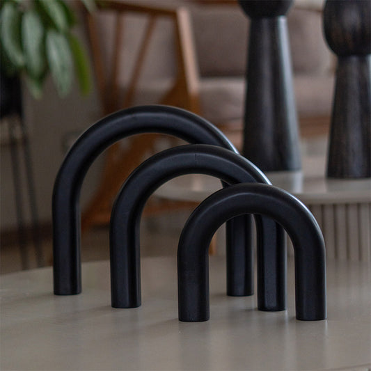 Set de arcos decorativos en madera